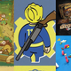 Clockwise from left: Camp Pinetop, Fallout: Wasteland Warfare—The Unexpected Shepherd, HeroQuest, and Crash Octopus.